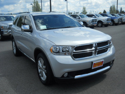 dodge durango 2011 silver suv gasoline 8 cylinders all whee drive automatic 99212