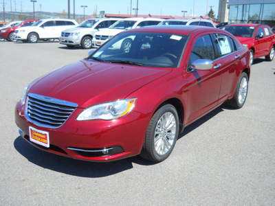 chrysler 200 2011 red sedan limited gasoline 4 cylinders front wheel drive shiftable automatic 99212