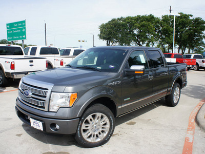 ford f 150 2011 gray platinum gasoline 6 cylinders 2 wheel drive automatic 76205