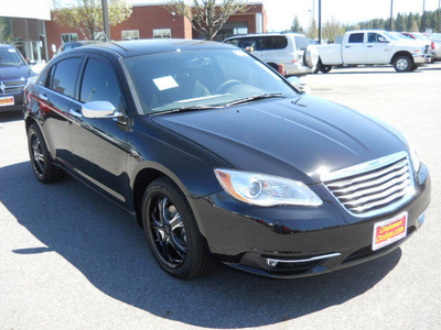 chrysler 200 2011 black sedan limited gasoline 4 cylinders front wheel drive shiftable automatic 99212