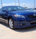 toyota camry 2007 blue sedan se gasoline 4 cylinders front wheel drive automatic 34788