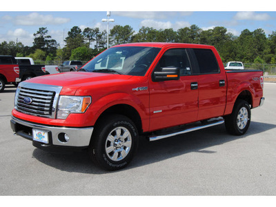 ford f 150 2011 red xlt rad gasoline 6 cylinders 4 wheel drive automatic 77388
