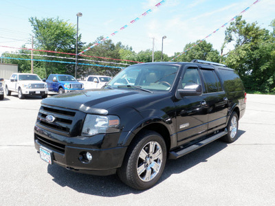 ford expedition el 2007 black suv limited el 4wd gasoline 8 cylinders 4 wheel drive automatic with overdrive 55321
