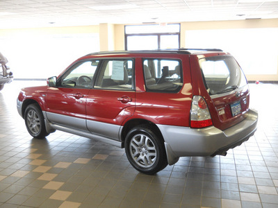 subaru forester 2008 dk  red suv 2 5 x ll bean gasoline 4 cylinders all whee drive automatic 55811