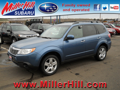 subaru forester 2010 blue suv 2 5x premium gasoline 4 cylinders all whee drive autostick 55811