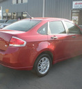 ford focus 2009 red sedan se gasoline 4 cylinders front wheel drive automatic with overdrive 13212