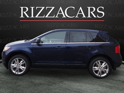 ford edge 2011 dk  blue limited gasoline 6 cylinders front wheel drive automatic with overdrive 60546