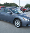 nissan maxima 2011 ocean gray sedan sv gasoline 6 cylinders front wheel drive automatic 33884