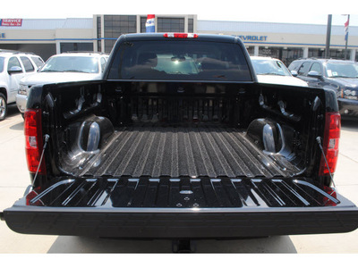 chevrolet silverado 1500 2011 black pickup truck lt flex fuel 8 cylinders 2 wheel drive 4 spd auto,elec cntlled 77090