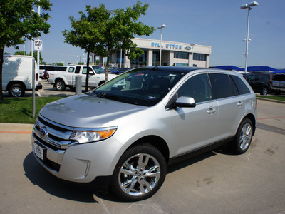 ford edge 2011 silver suv limited gasoline 6 cylinders front wheel drive shiftable automatic 76205