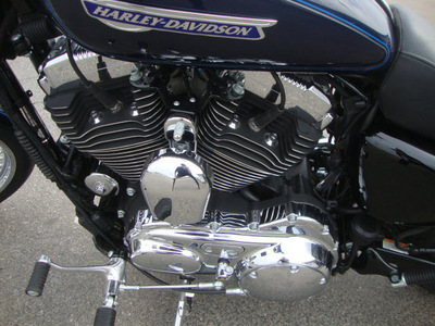 harley davidson xl 1200c sportster 2009 blue 2 cylinders 5 speed 45342