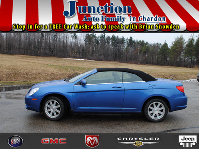 chrysler sebring 2008 blue touring flex fuel 6 cylinders front wheel drive 4 speed automatic 44024