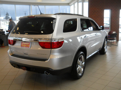 dodge durango 2011 silver suv citadel gasoline 8 cylinders all whee drive 5 speed automatic 99212