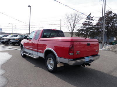ford f 150 1998 red pickup truck sc lariat 4wd gasoline v8 4 wheel drive 4 speed automatic 55321