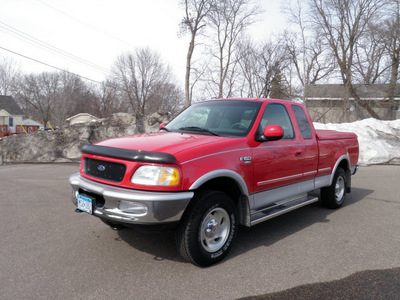ford f 150 1998 red pickup truck sc lariat 4wd gasoline v8 4 wheel drive 4 speed automatic 55321