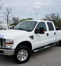 ford f 350 super duty 2008 white lariat diesel 8 cylinders 4 wheel drive automatic 76205
