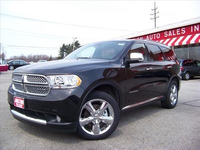 dodge durango 2011 black suv citadel gasoline 8 cylinders all whee drive not specified 44024
