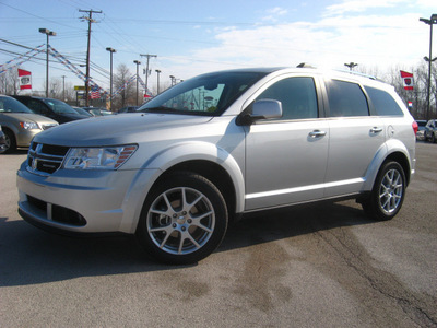 dodge journey 2011 silver crew flex fuel 6 cylinders front wheel drive automatic 45840