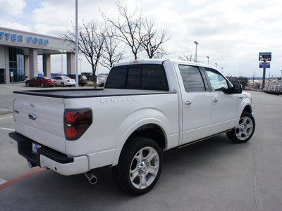 ford f 150 2011 white lariat limited gasoline 8 cylinders 4 wheel drive shiftable automatic 76205