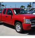 chevrolet silverado 1500 2011 red pickup truck ls flex fuel 8 cylinders 2 wheel drive automatic 77090