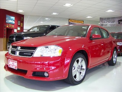 dodge avenger 2011 red sedan lux flex fuel 6 cylinders front wheel drive not specified 44024