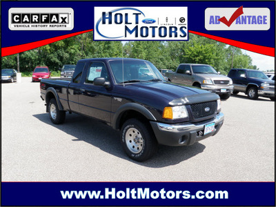 ford ranger 2002 blue xlt fx4 6 cylinders 4 wheel drive automatic with overdrive 55321