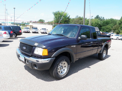 ford ranger 2002 blue xlt fx4 6 cylinders 4 wheel drive automatic with overdrive 55321