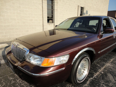 mercury grand marquis 2001 dk  brown sedan ls gasoline 8 cylinders rear wheel drive automatic with overdrive 60546
