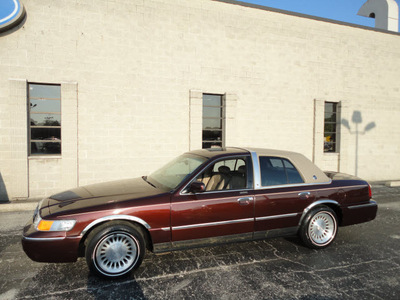 mercury grand marquis 2001 dk  brown sedan ls gasoline 8 cylinders rear wheel drive automatic with overdrive 60546