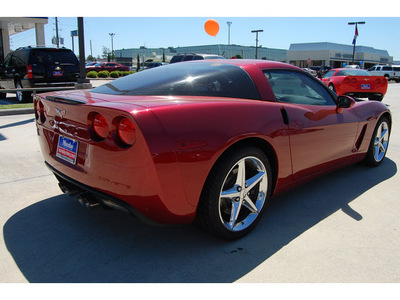 chevrolet corvette 2011 dk  red coupe gasoline 8 cylinders rear wheel drive automatic 77090