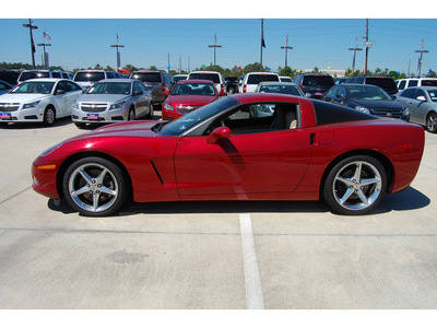 chevrolet corvette 2011 dk  red coupe gasoline 8 cylinders rear wheel drive automatic 77090