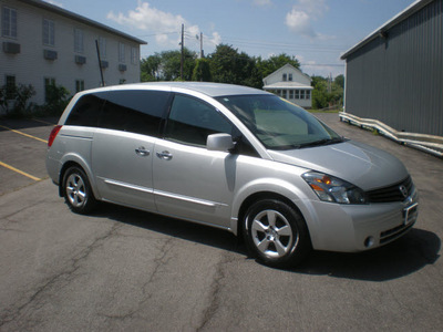 nissan quest 2008 silver van gasoline 6 cylinders front wheel drive automatic with overdrive 13212