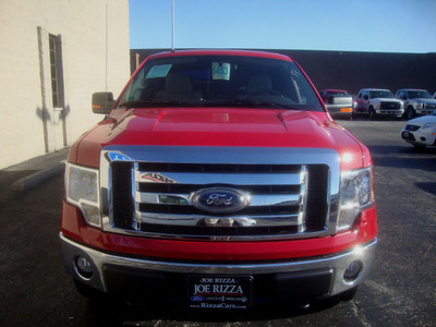 ford f 150 2010 red xlt 4x4 flex fuel 8 cylinders 4 wheel drive automatic with overdrive 60546