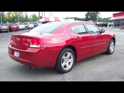 dodge charger 2010 dk  red sedan sxt gasoline 6 cylinders rear wheel drive automatic 44024