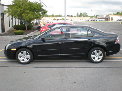 ford fusion 2007 black sedan se gasoline 4 cylinders front wheel drive automatic 13502