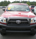 toyota tacoma 2011 red gasoline 4 cylinders 4 wheel drive 5 speed manual 13502