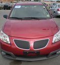 pontiac vibe 2007 red hatchback gasoline 4 cylinders front wheel drive automatic 13502
