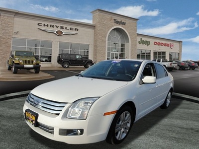 ford fusion 2007 white sedan sel gasoline 6 cylinders front wheel drive automatic 60915