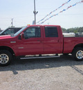 ford f 250 super duty diesel 2006 red xlt 4x4 fx4 diesel 8 cylinders 4 wheel drive automatic 62863