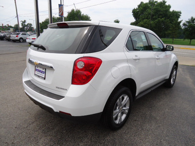 chevrolet equinox 2011 white ls gasoline 4 cylinders front wheel drive automatic 60007