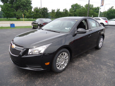 chevrolet cruze 2012 black sedan gasoline 4 cylinders front wheel drive 6 speed manual 60007