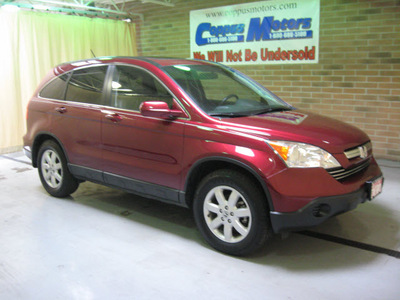honda cr v 2009 red suv ex l gasoline 4 cylinders all whee drive automatic 44883