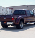 ford f 350 super duty 2011 dk  red lariat biodiesel 8 cylinders 4 wheel drive automatic 62708