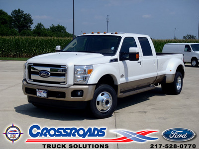 ford f 450 super duty 2011 white king ranch biodiesel 8 cylinders 4 wheel drive automatic 62708