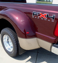 ford f 450 super duty 2011 dk  red lariat fx4 biodiesel 8 cylinders 4 wheel drive automatic 62708