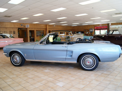 ford mustang 1967 light blue 6 cylinders automatic 61008