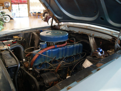 ford mustang 1967 light blue 6 cylinders automatic 61008