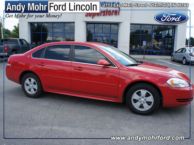 chevrolet impala 2009 red sedan lt gasoline 6 cylinders front wheel drive 4 speed automatic 46168