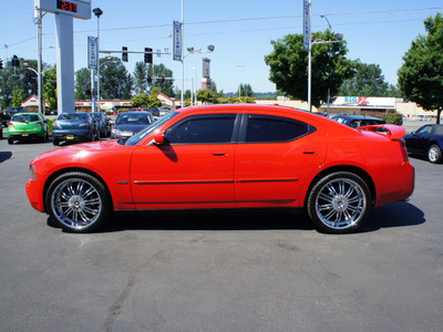 dodge charger 2007 red sedan rt hemi gasoline 8 cylinders rear wheel drive automatic 98371