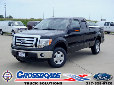 ford f 150 2011 black 4x4 xlt flex fuel 6 cylinders 4 wheel drive automatic 62708